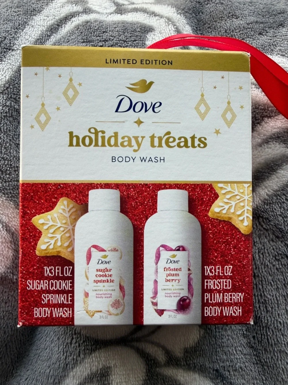 Dove Holiday Treats Body Wash Set - White
